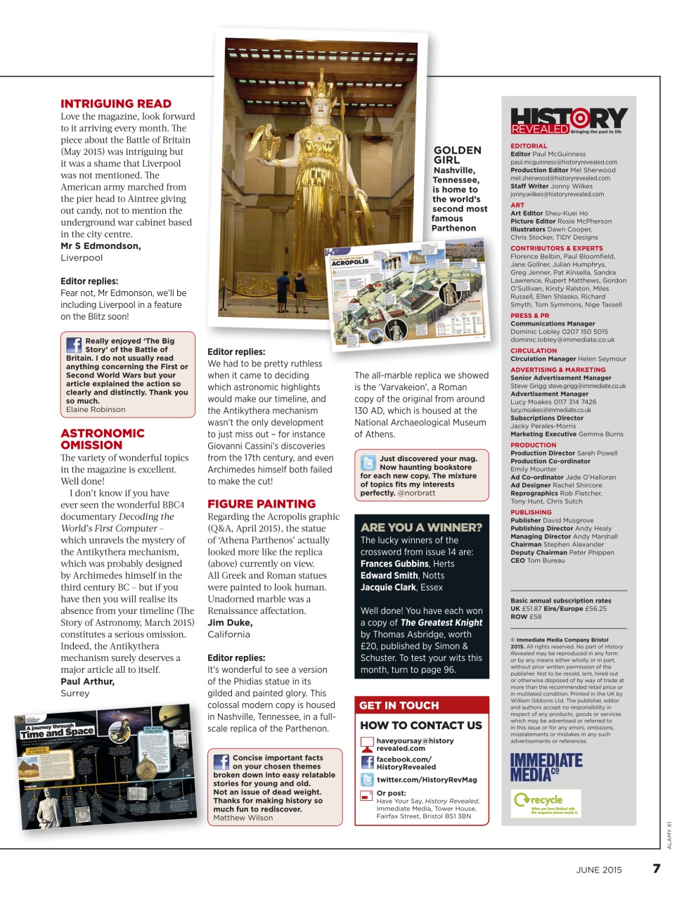 BBC History Revealed Magazine Preview Pages