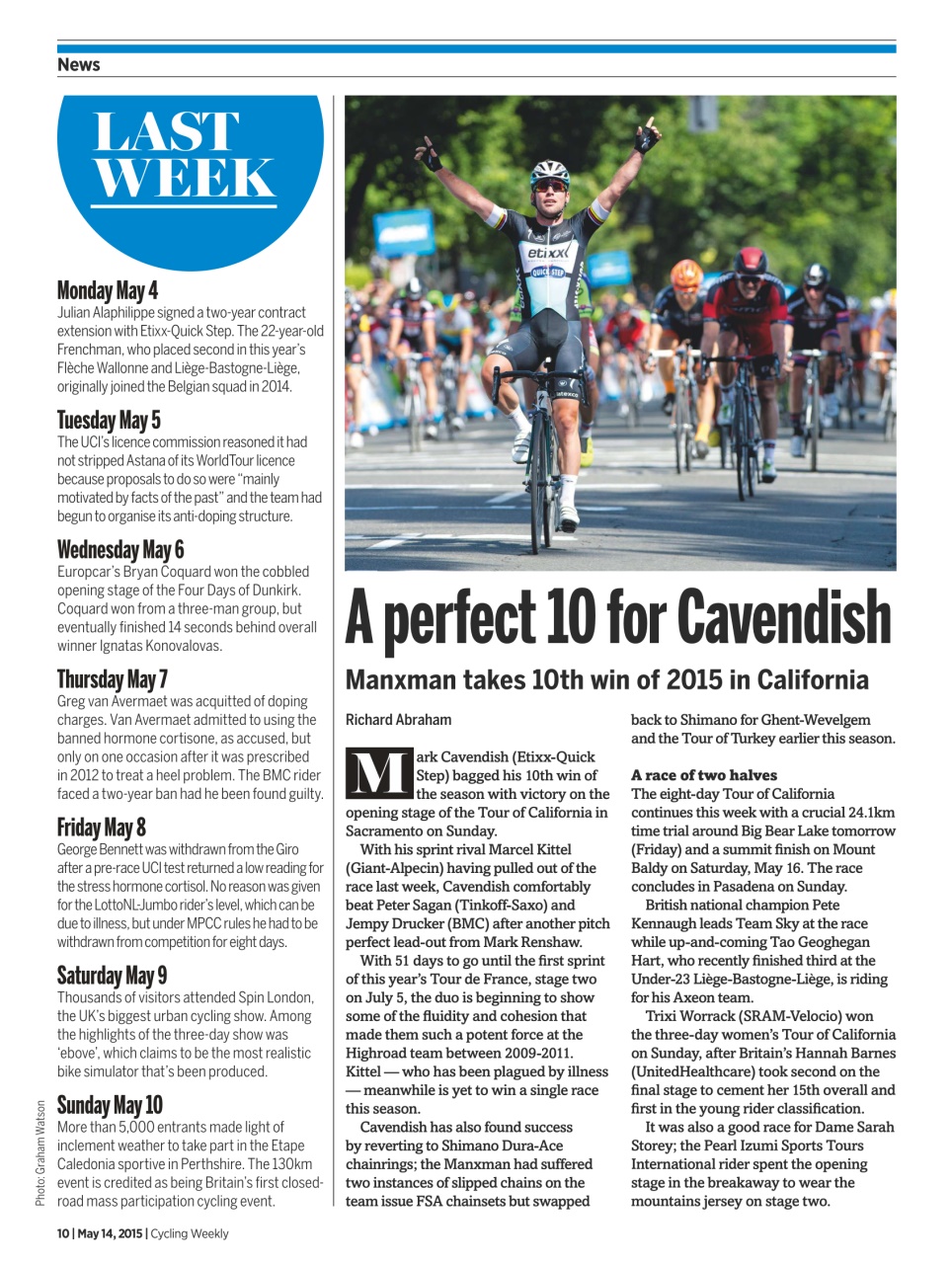 Cycling Weekly Preview Pages