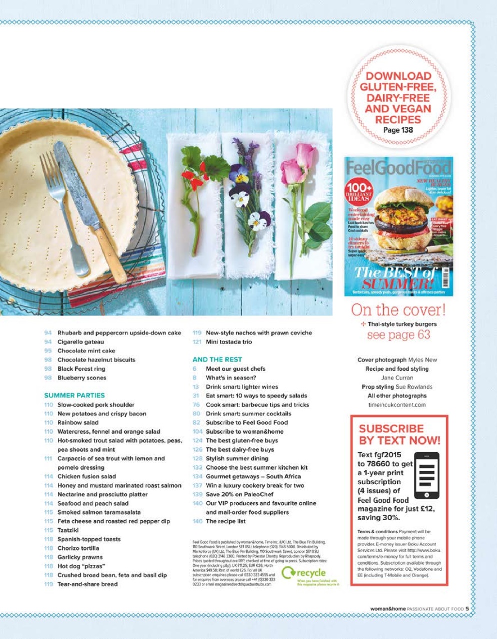 Woman & Home Feel Good Food Preview Pages