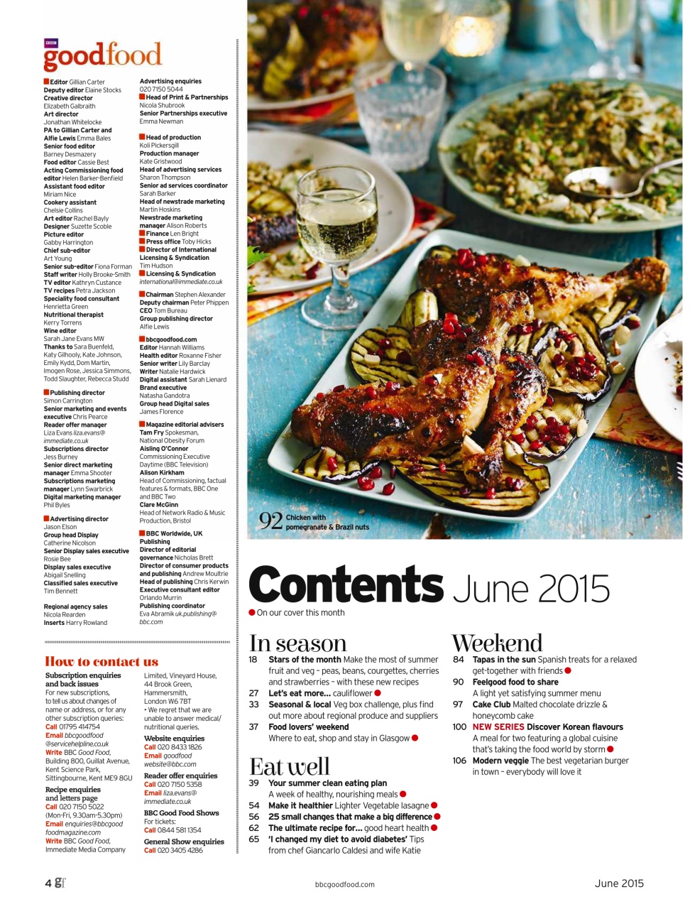 Good Food Magazine Preview Pages