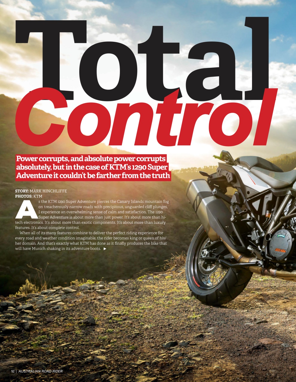 Australian Road Rider Preview Pages