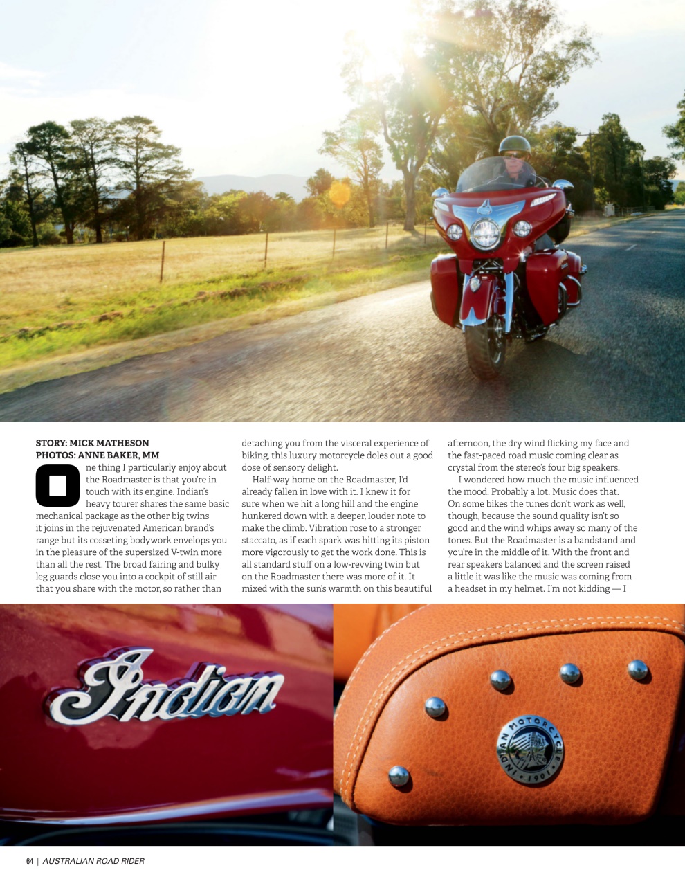 Australian Road Rider Preview Pages
