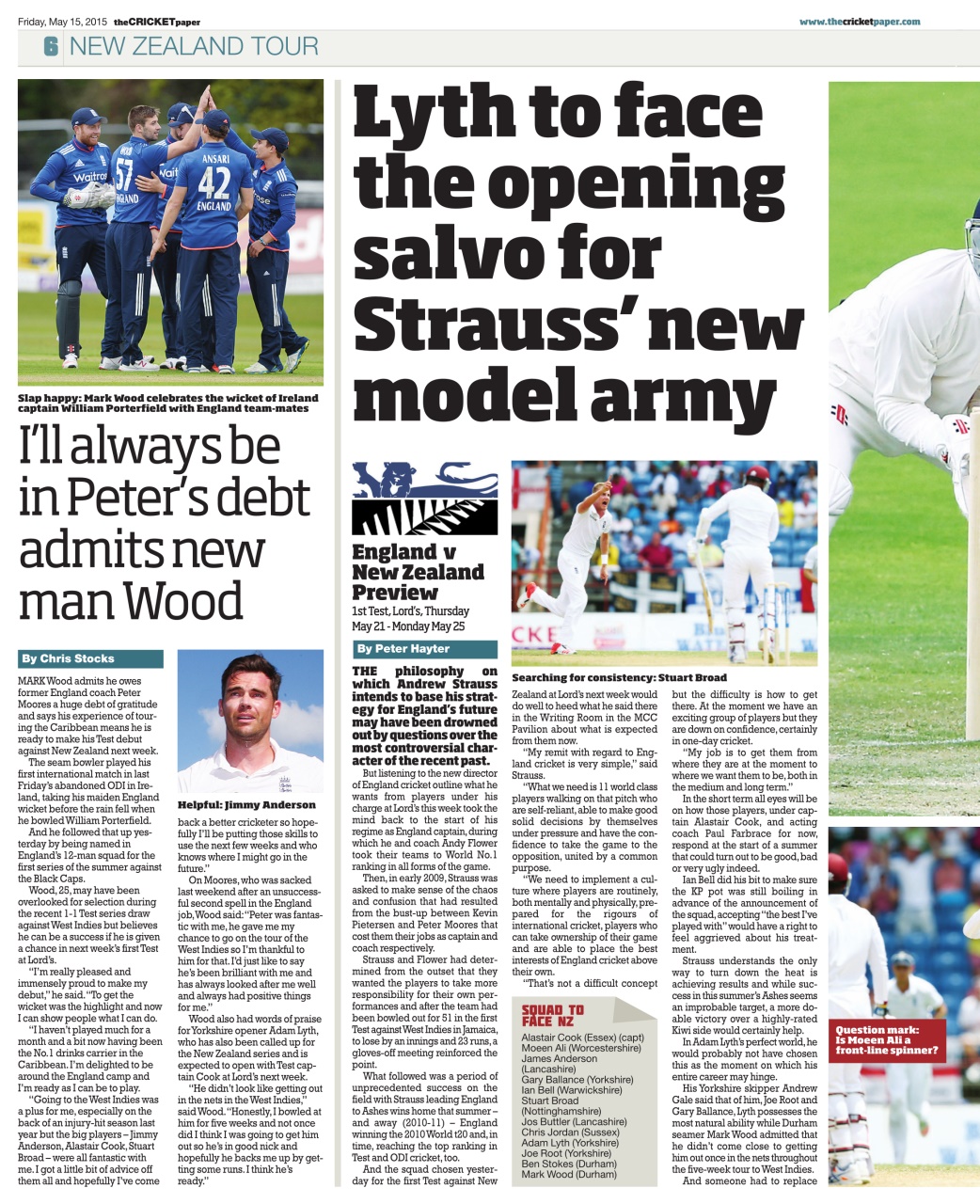 The Cricket Paper Preview Pages