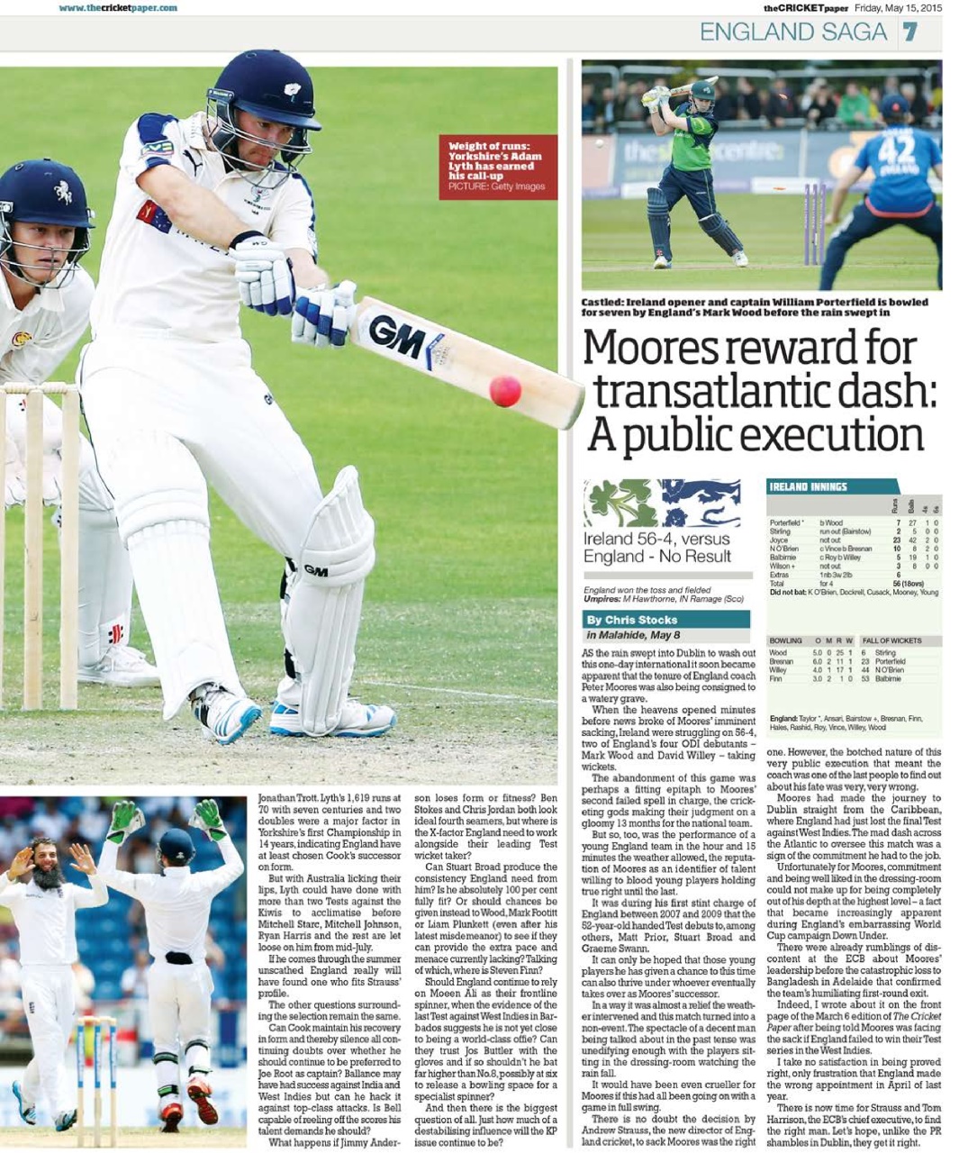 The Cricket Paper Preview Pages
