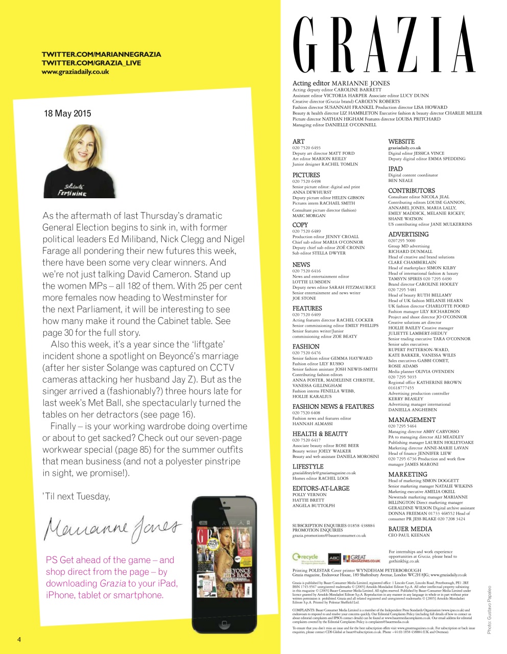 Grazia Preview Pages