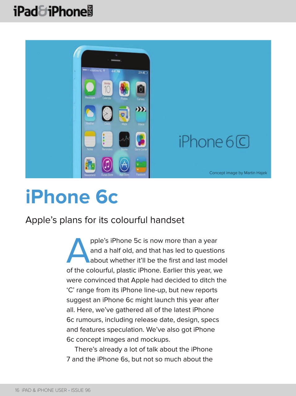 iPad and iPhone User Preview Pages