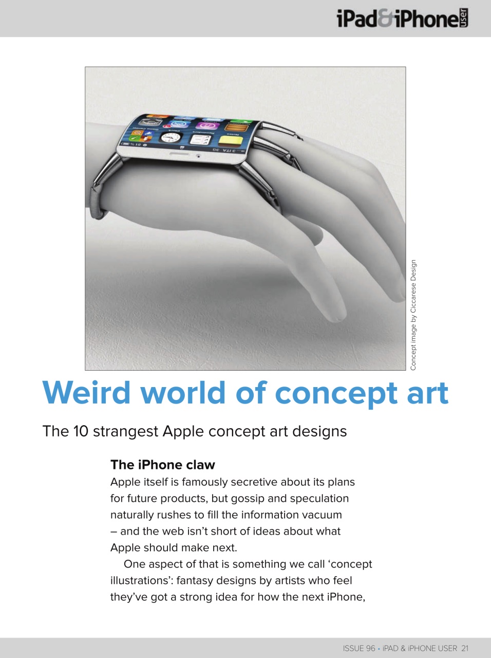 iPad and iPhone User Preview Pages