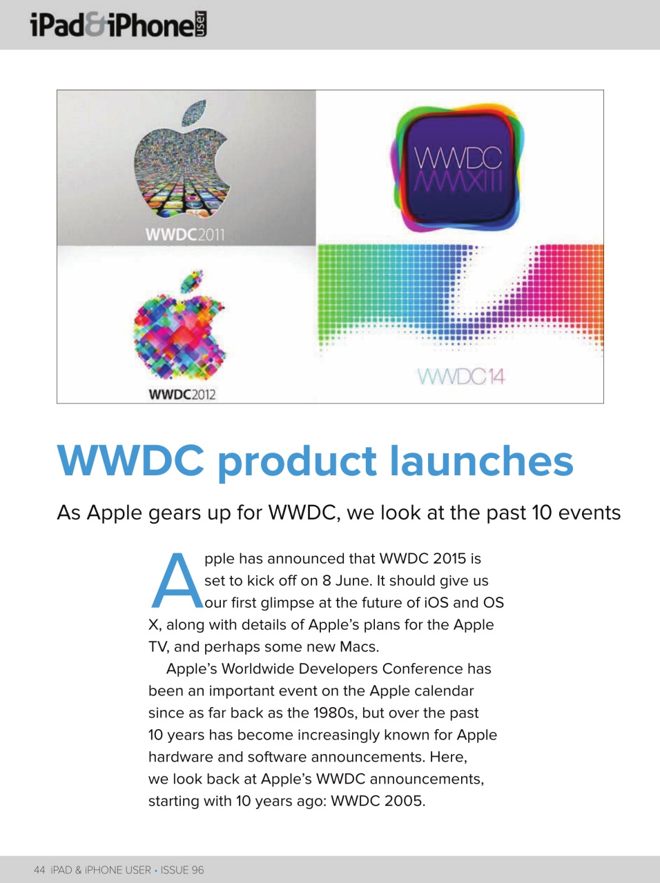 iPad and iPhone User Preview Pages