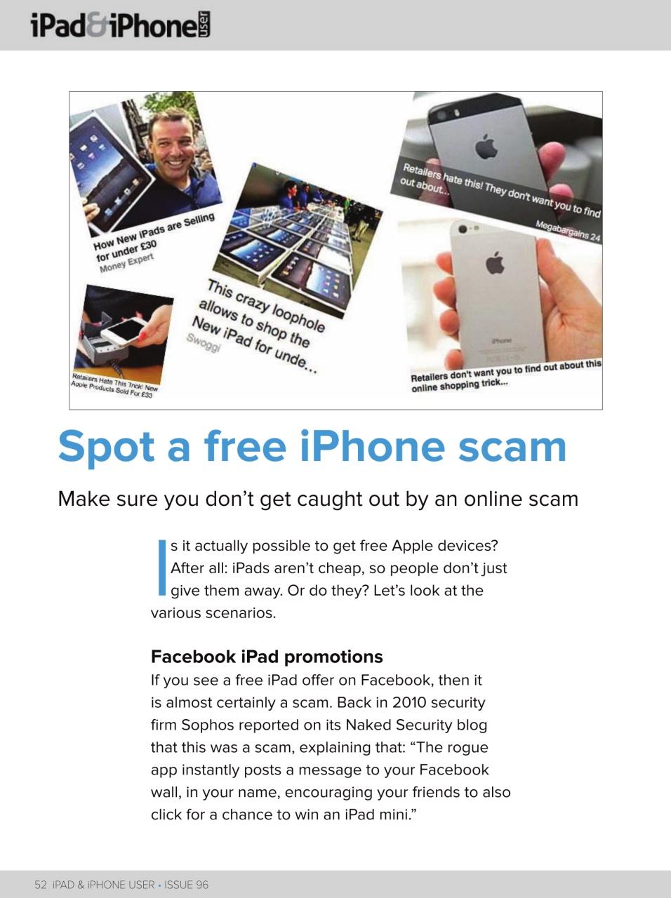 iPad and iPhone User Preview Pages