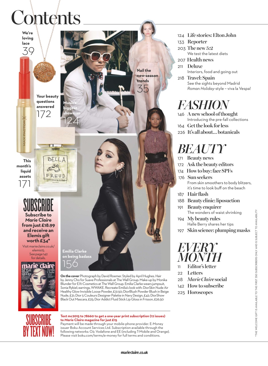 Marie Claire Preview Pages