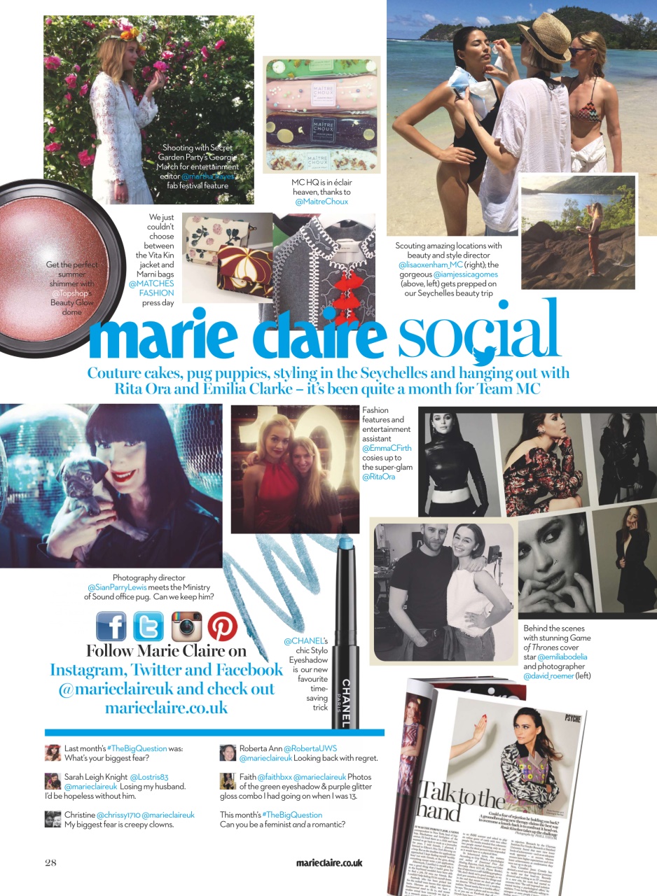 Marie Claire Preview Pages
