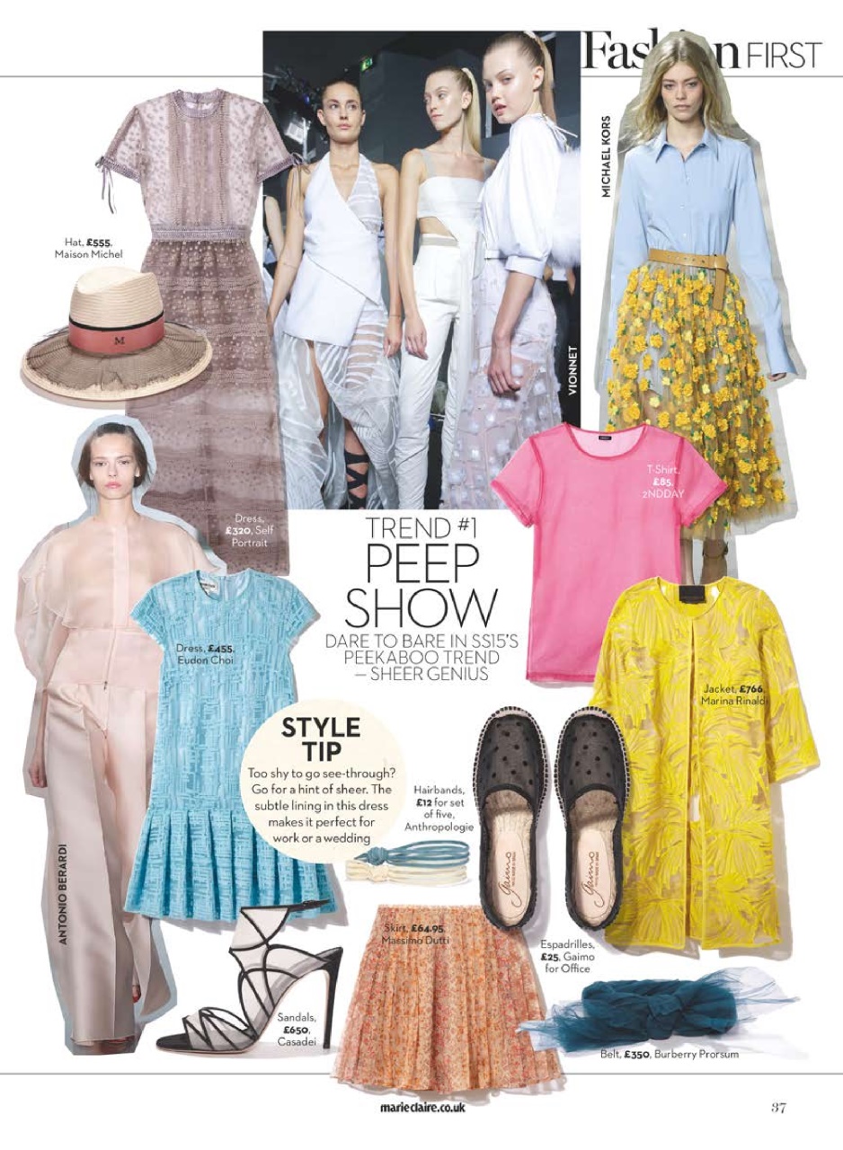 Marie Claire Preview Pages