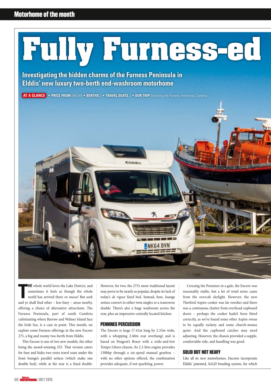 What Motorhome magazine Preview Pages