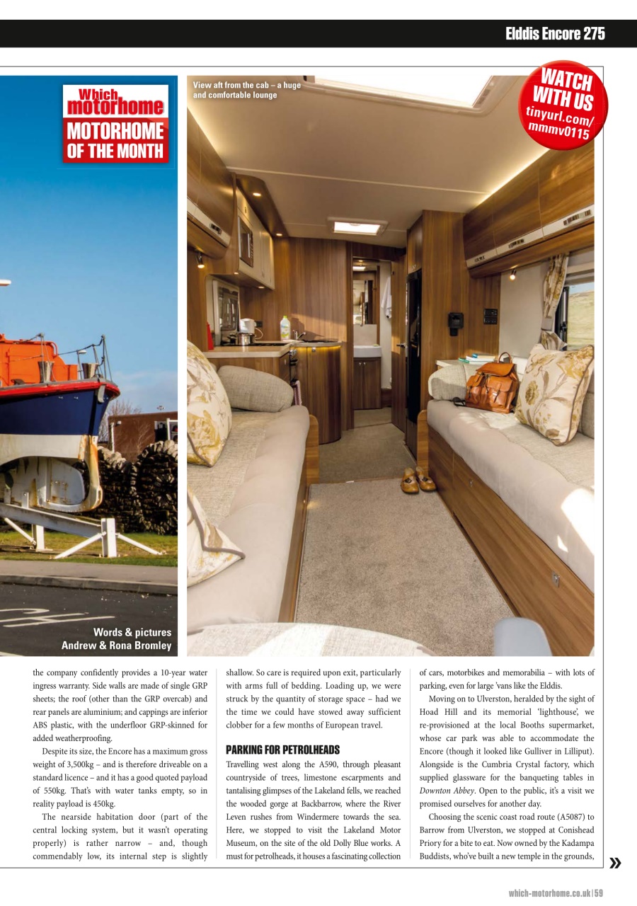 What Motorhome magazine Preview Pages
