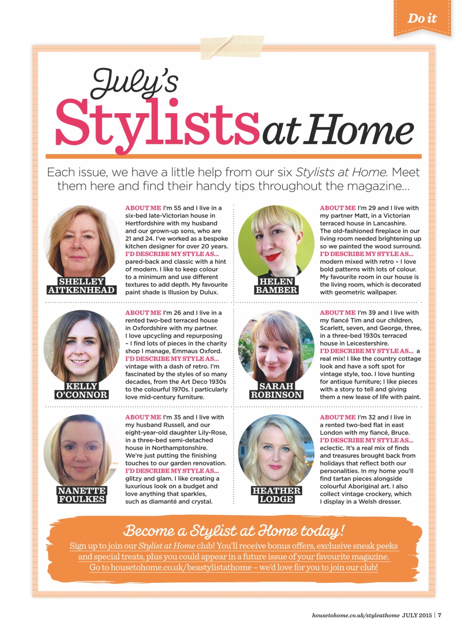 Style at Home Preview Pages