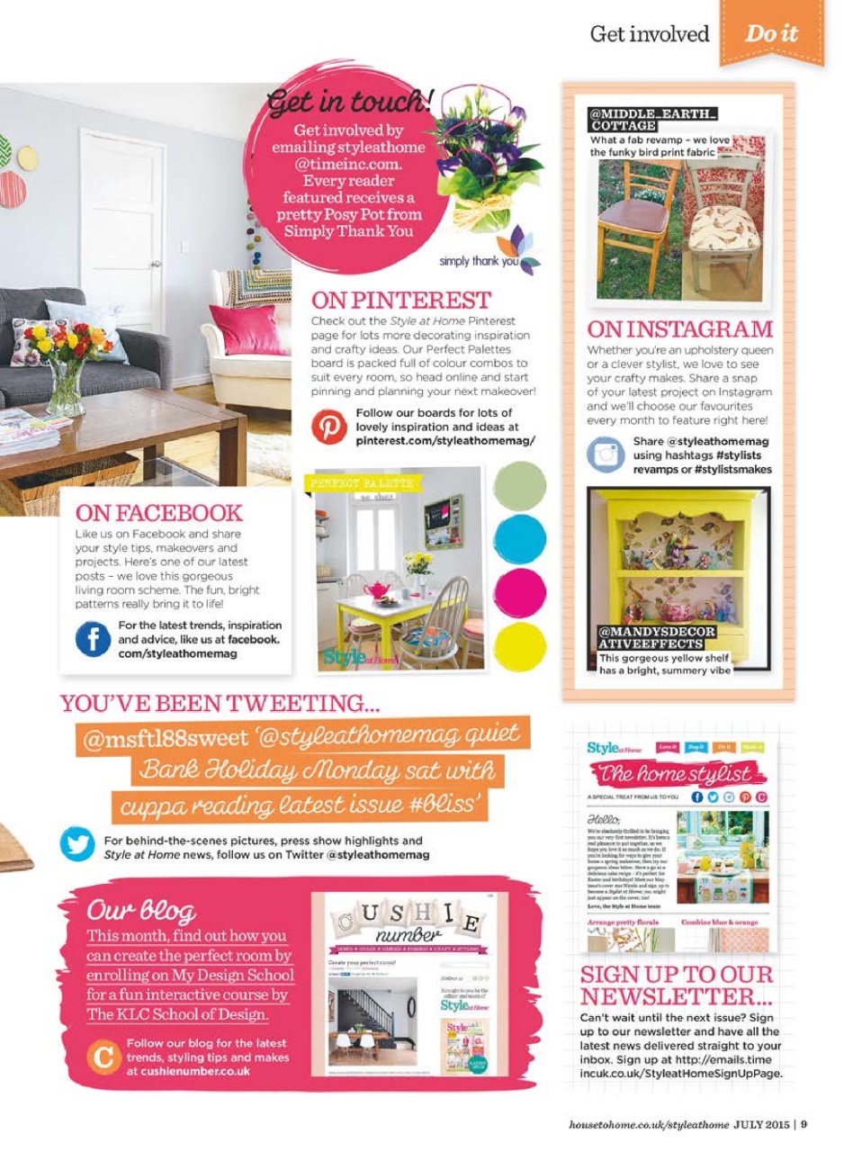 Style at Home Preview Pages