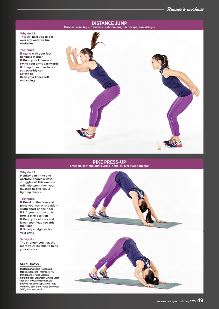 Women’s Running Preview Pages