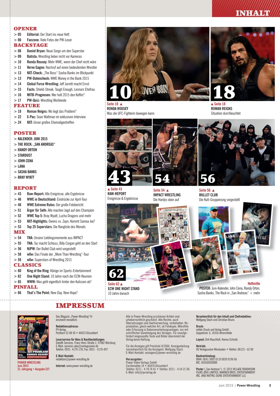 Power-Wrestling Preview Pages