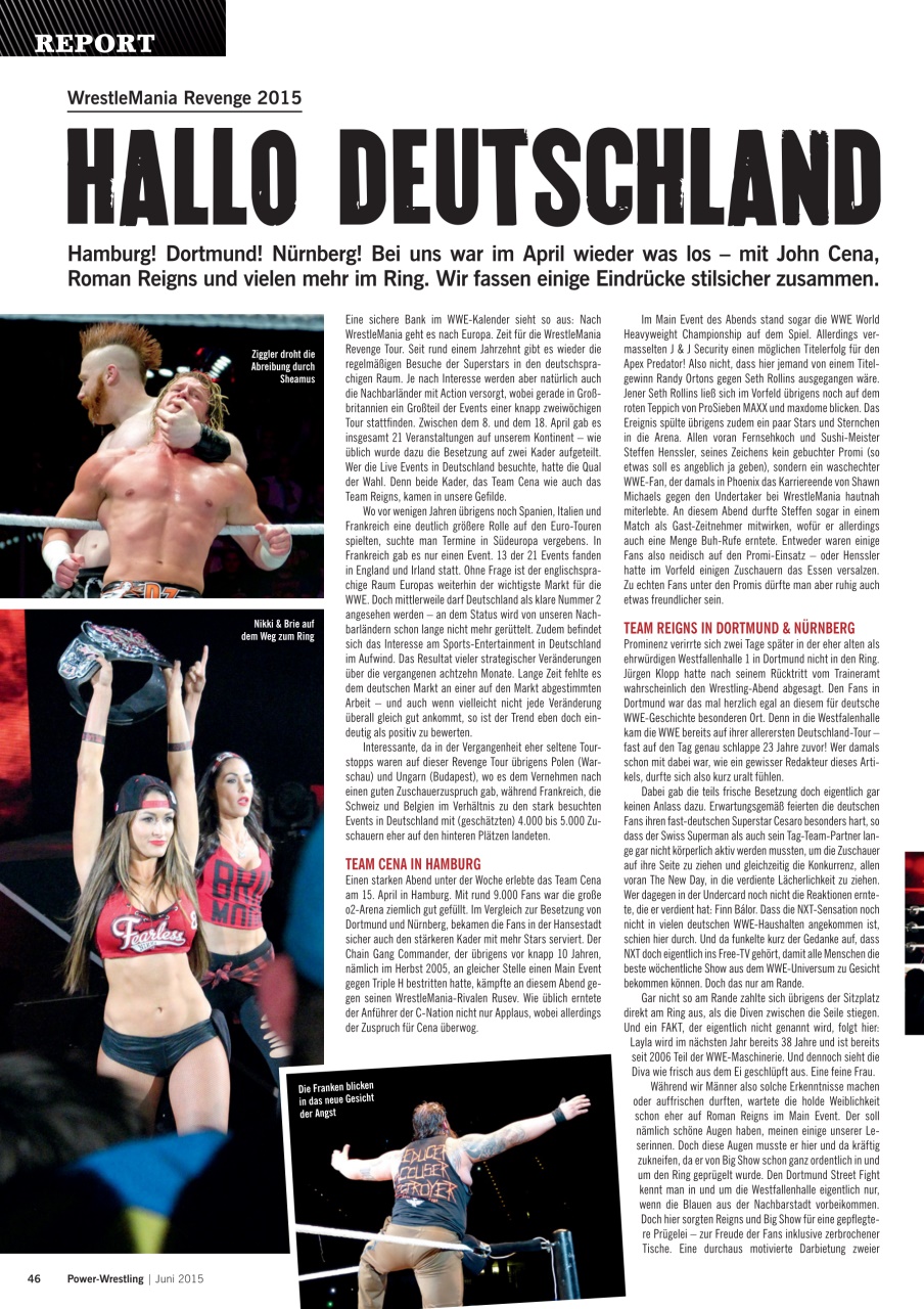Power-Wrestling Preview Pages