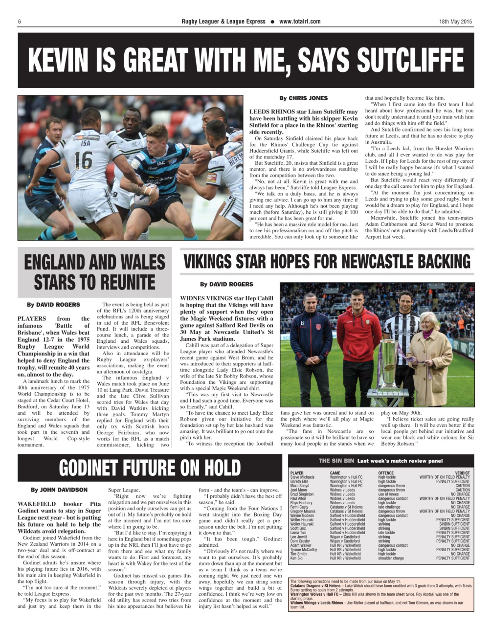 League Express Preview Pages