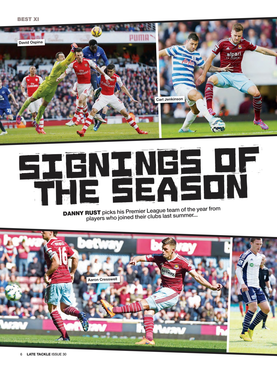 Late Tackle Football Magazine Preview Pages