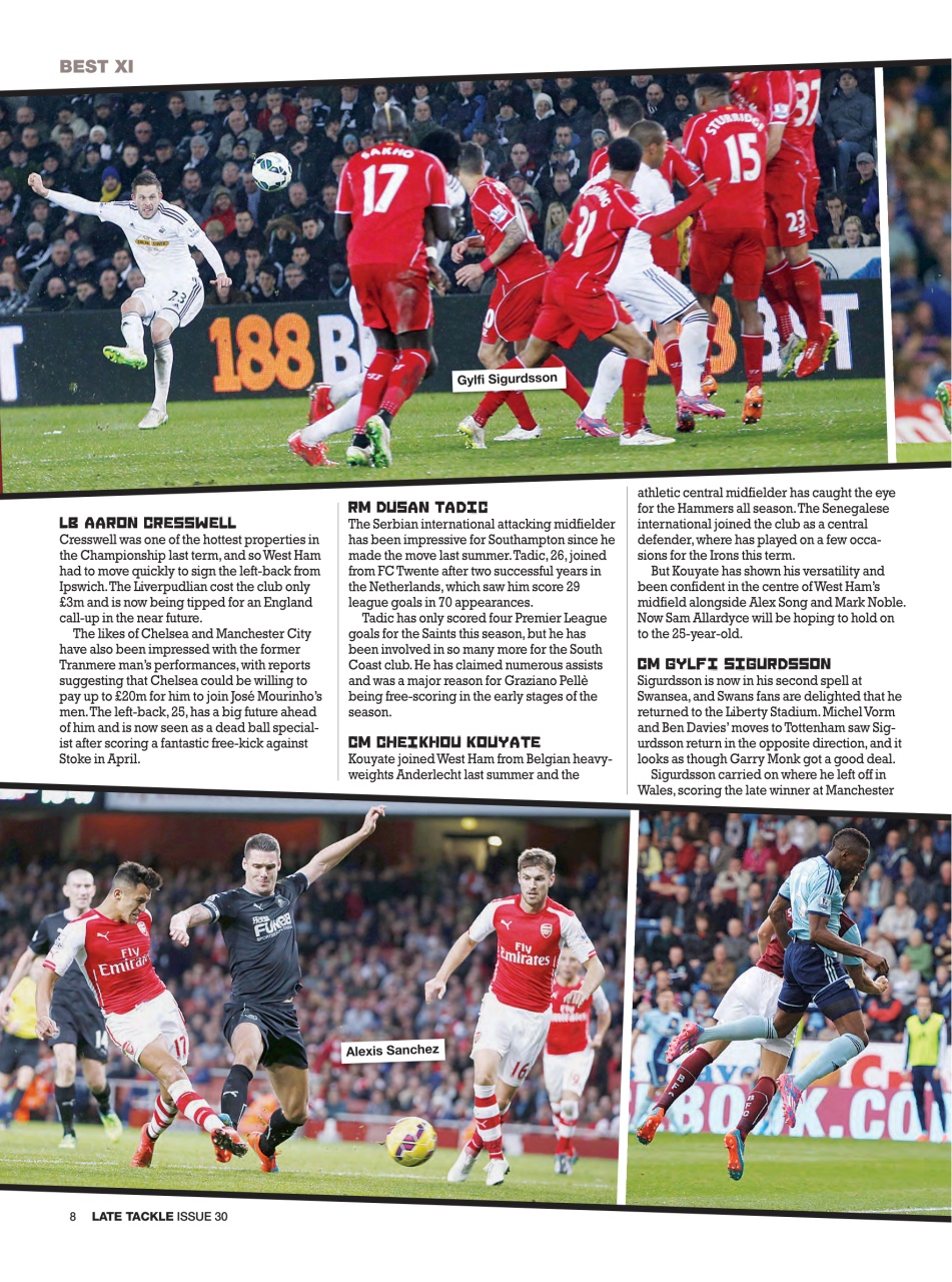 Late Tackle Football Magazine Preview Pages
