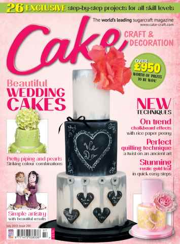 Cake Decoration & Sugarcraft Magazine issue July 2015