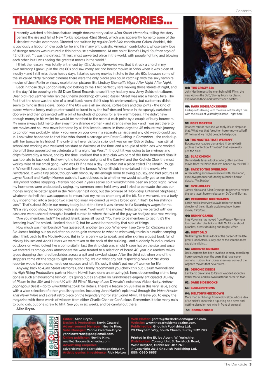 The Darkside Preview Pages