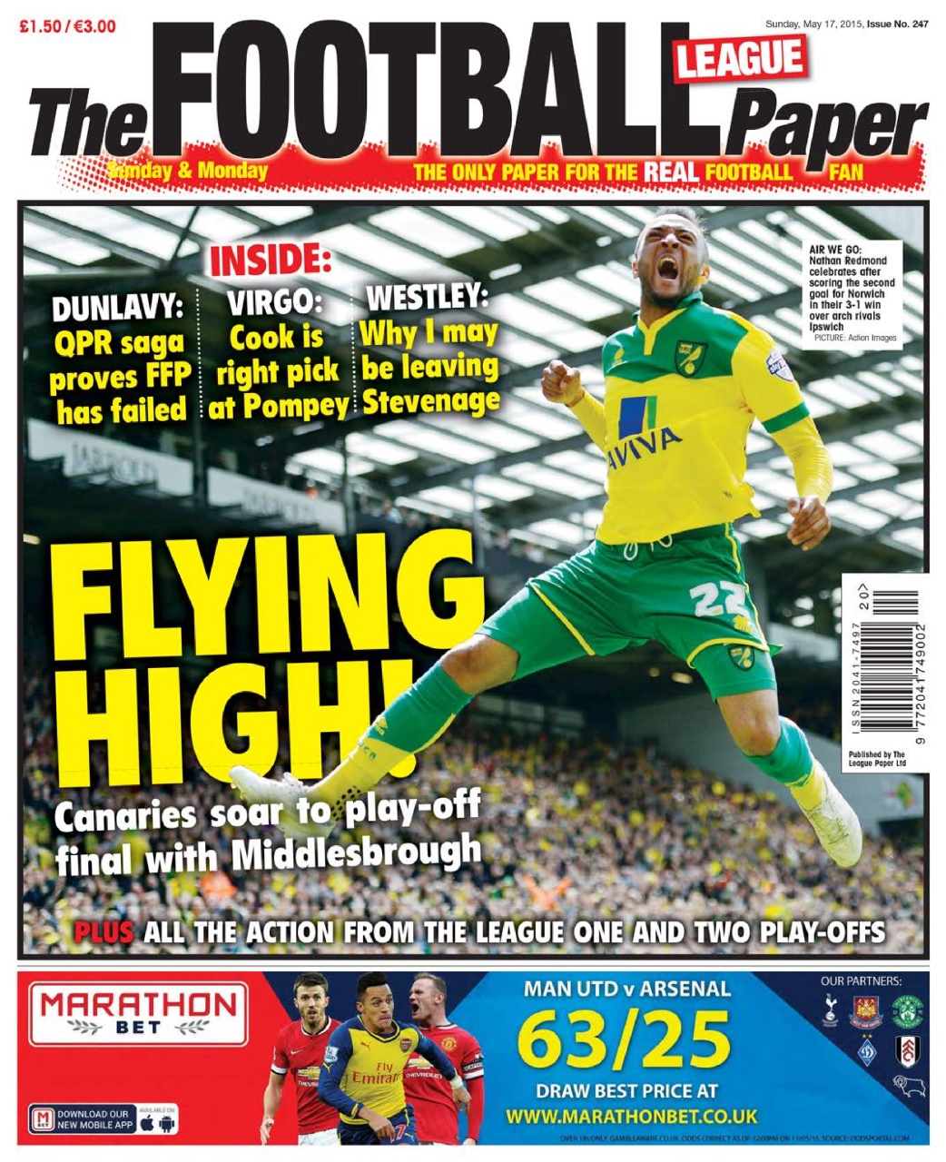 The Football League Paper Preview Pages