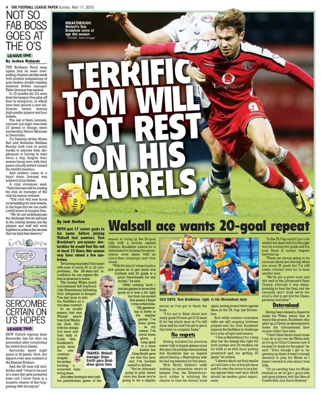 The Football League Paper Preview Pages