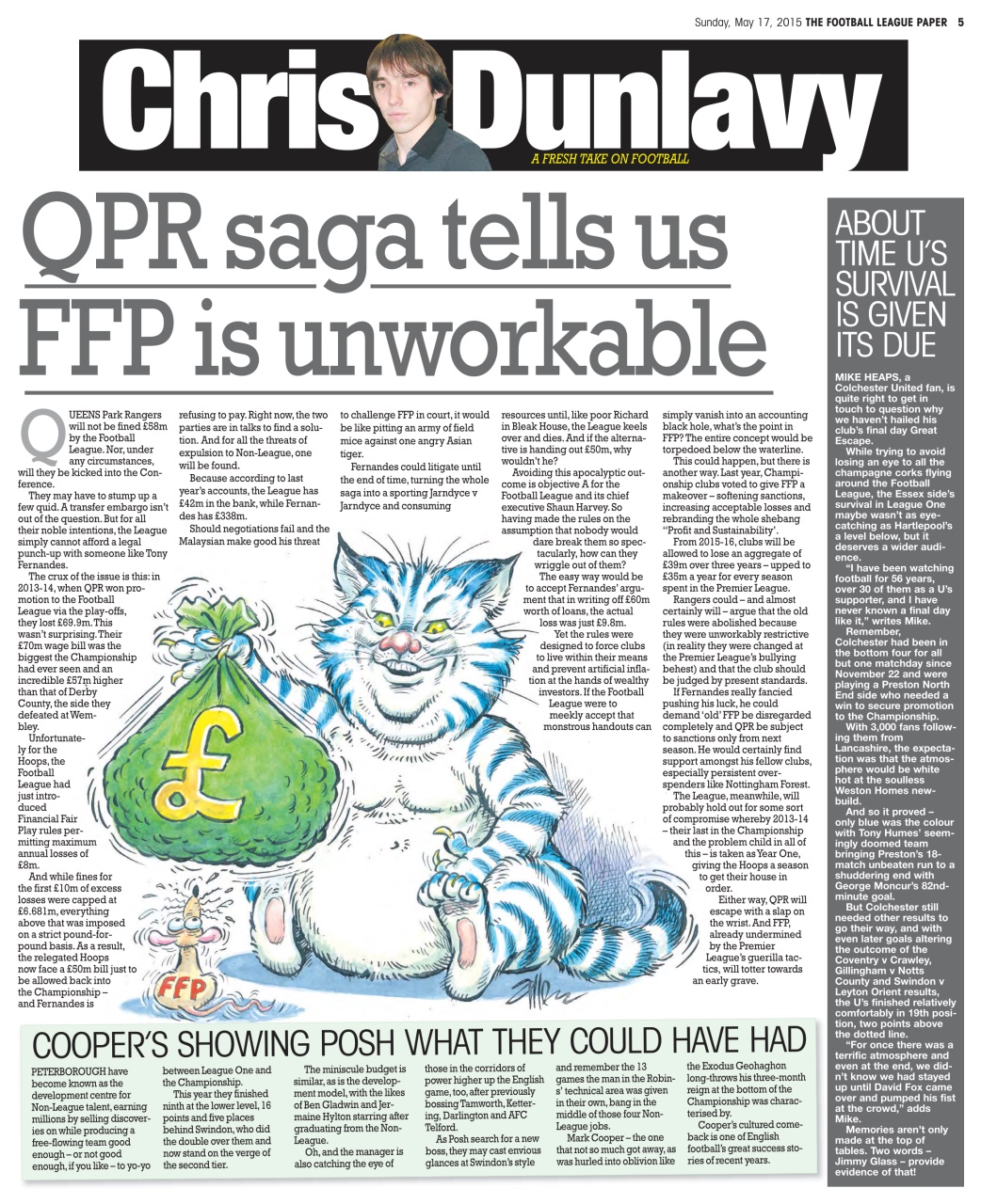 The Football League Paper Preview Pages