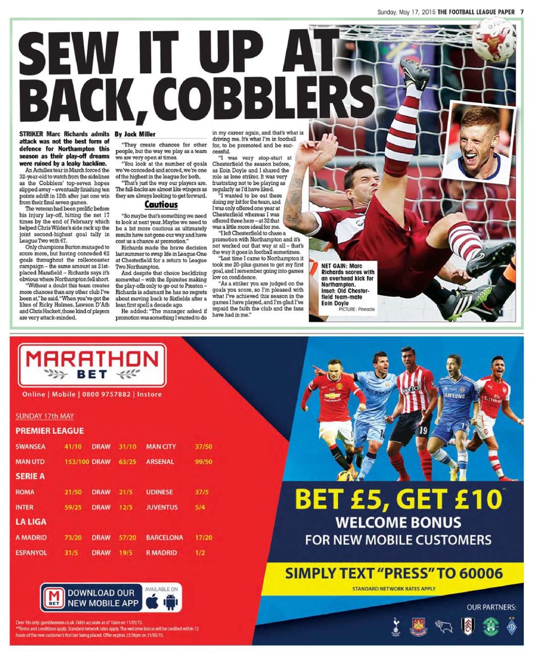 The Football League Paper Preview Pages