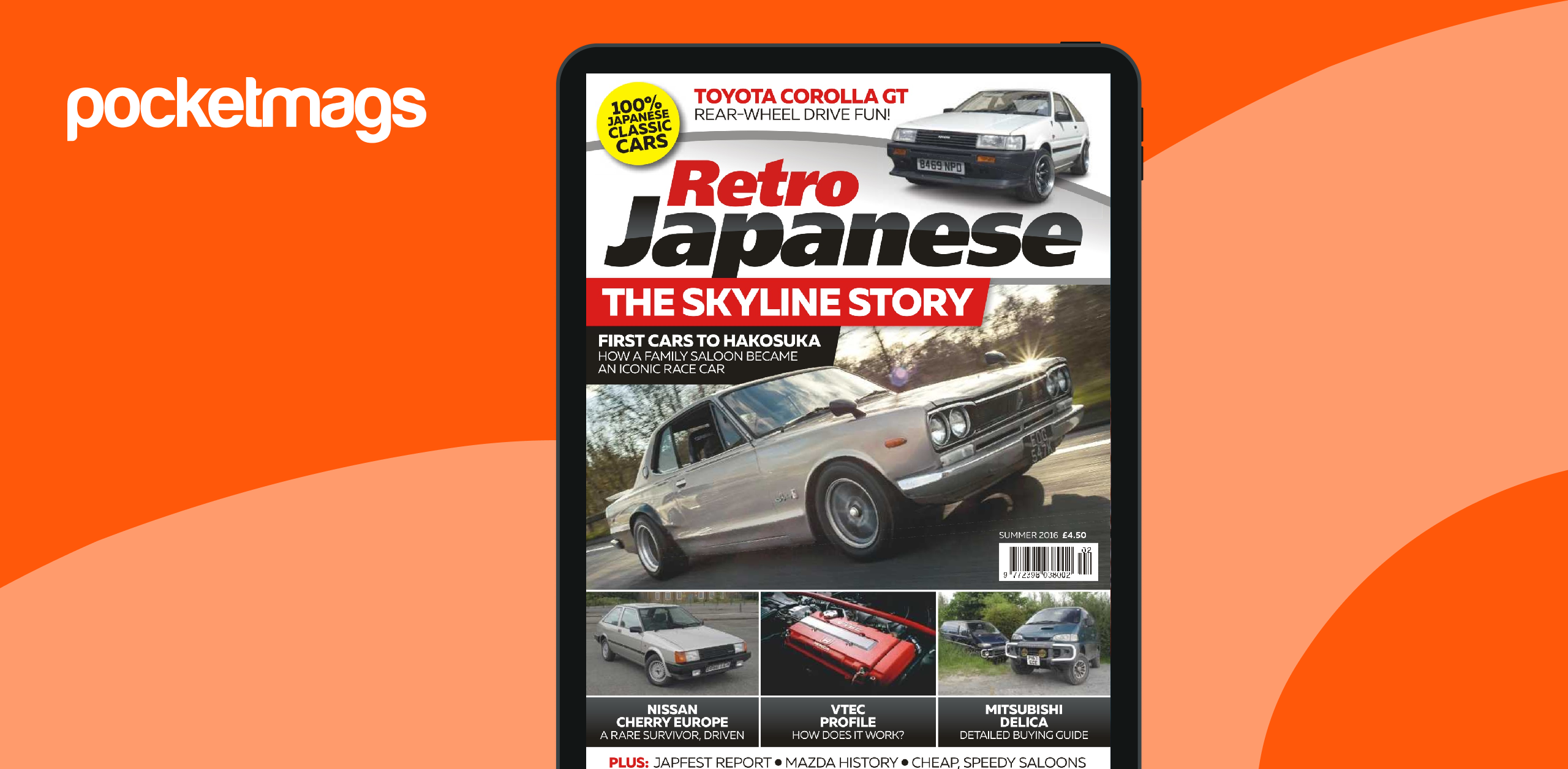 Retro Japanese Magazine - Issue 2 - The Skyline Story Back Issue