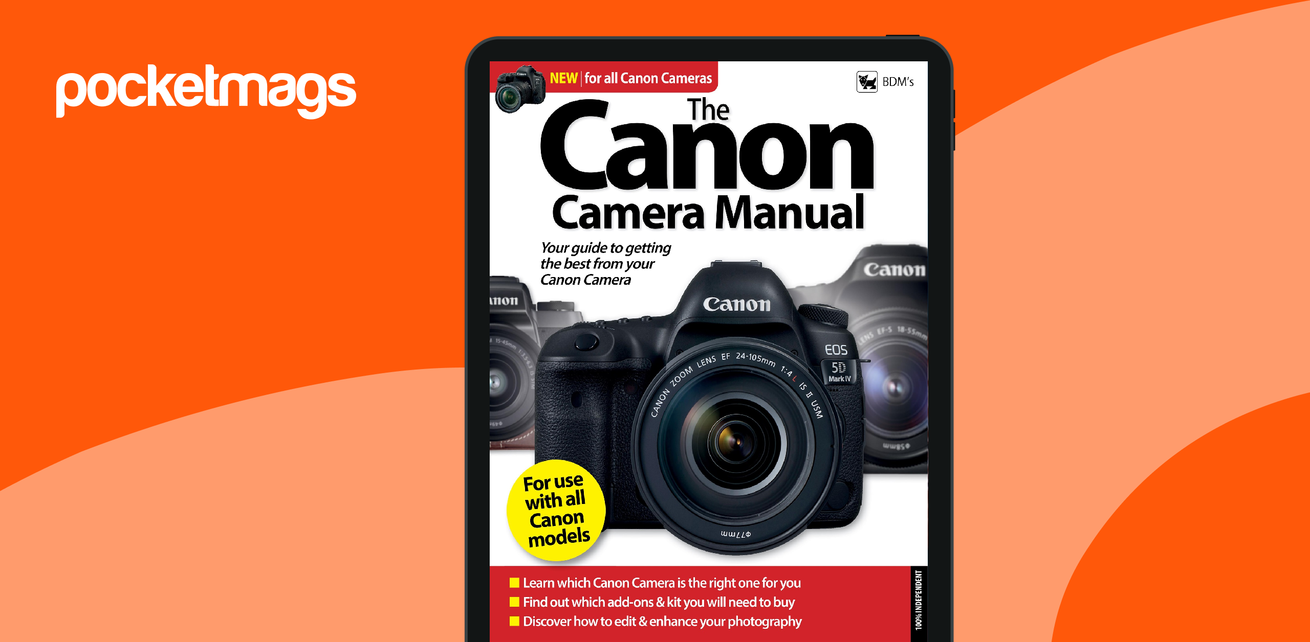Digital Camera User Magazine BDM's Canon Camera Manual Back Issue