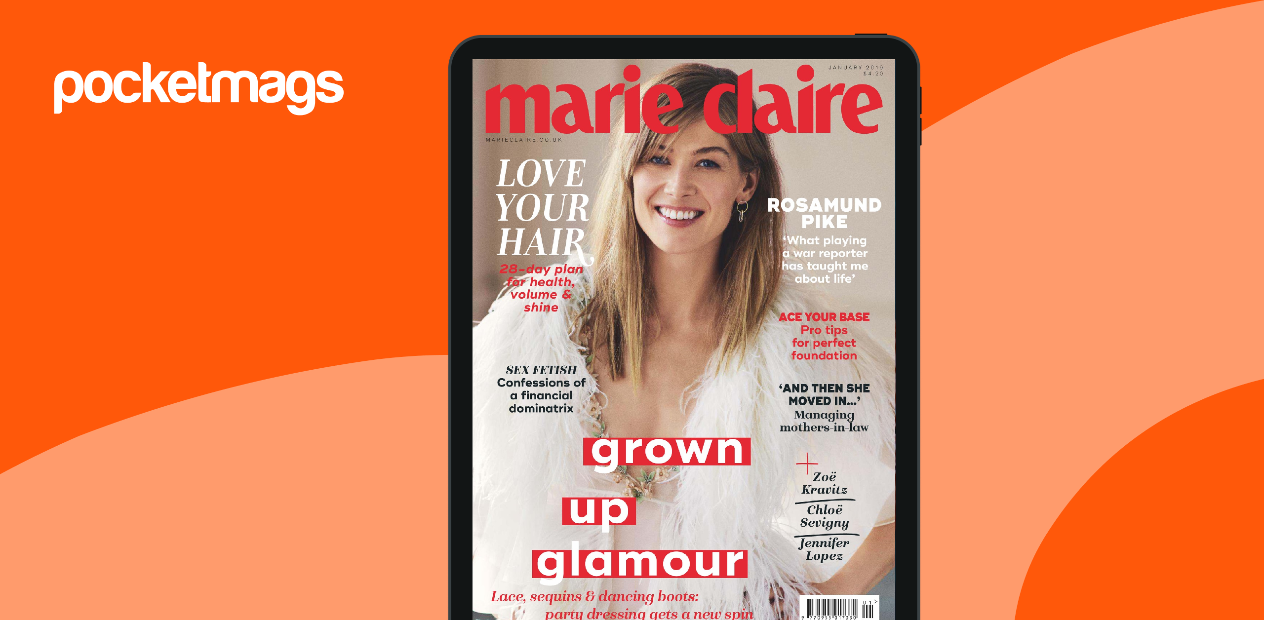 Marie Claire Magazine - January 2019 Back Issue