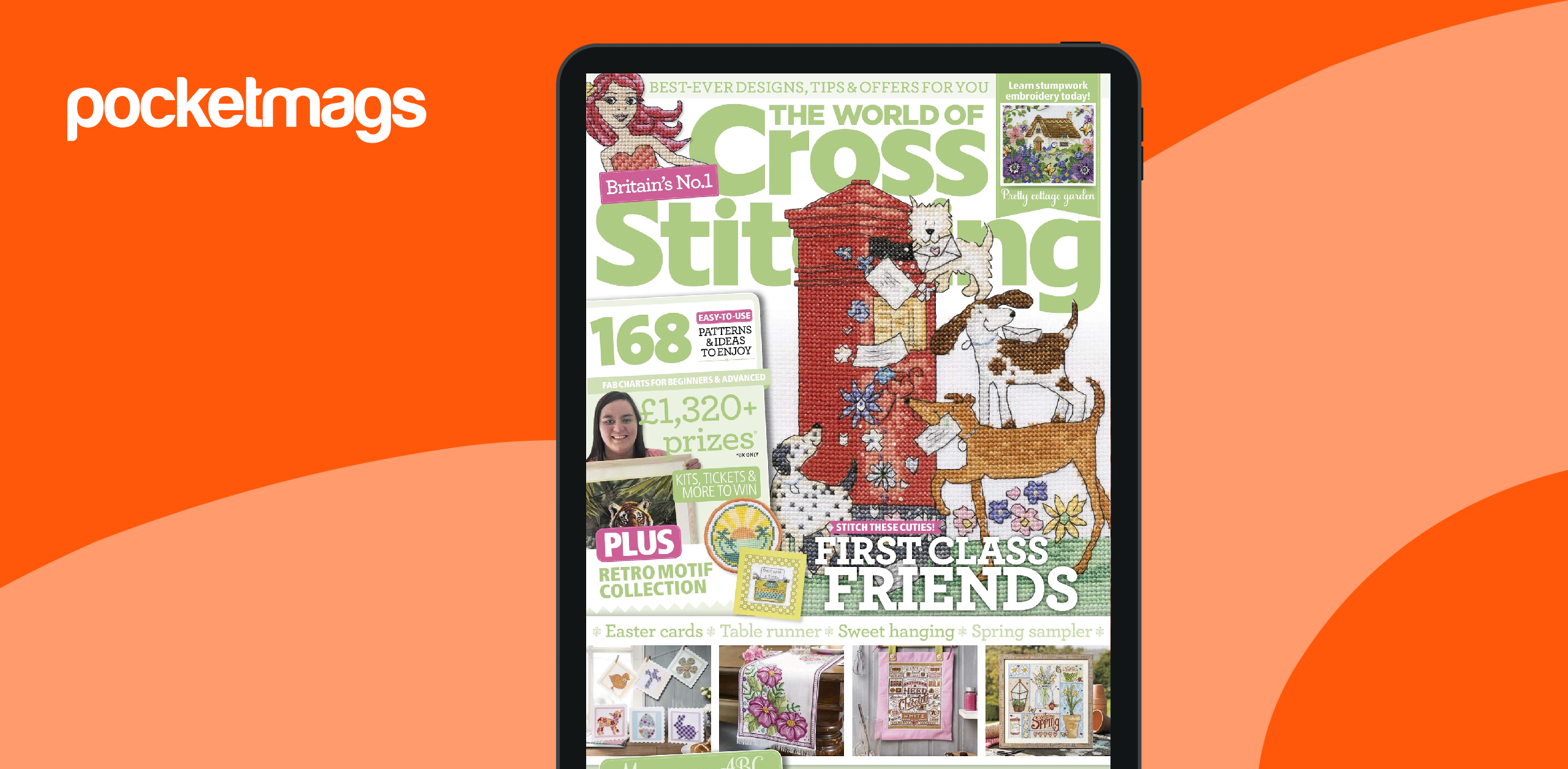 The World of Cross Stitching Magazine - April 2019 Back Issue