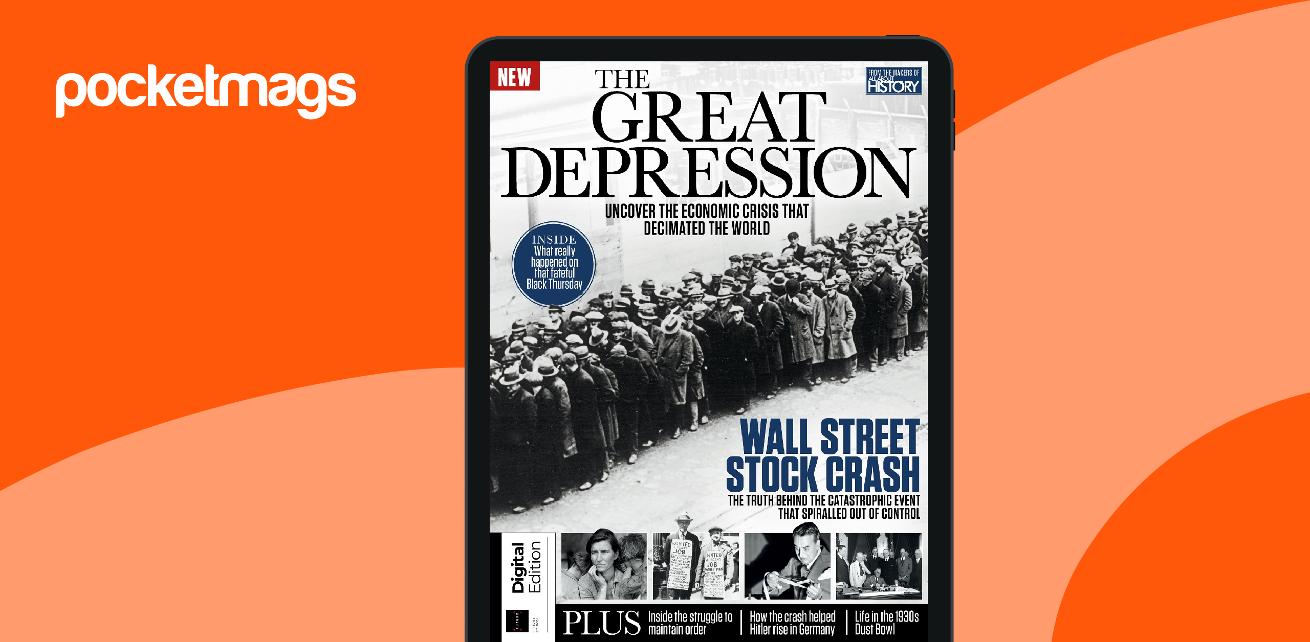 About History Bookazine - All About History The Great Depression Fourth  Edition Back Issue