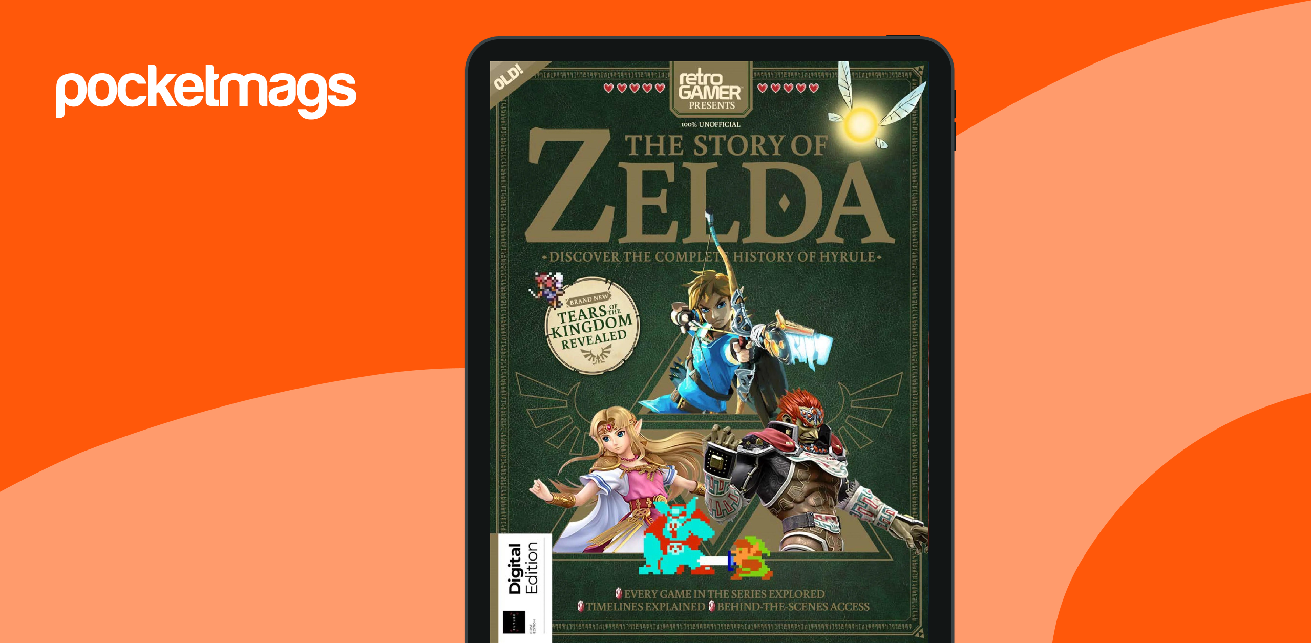 Gaming Bookazine - The Story of Zelda First Edition Back Issue