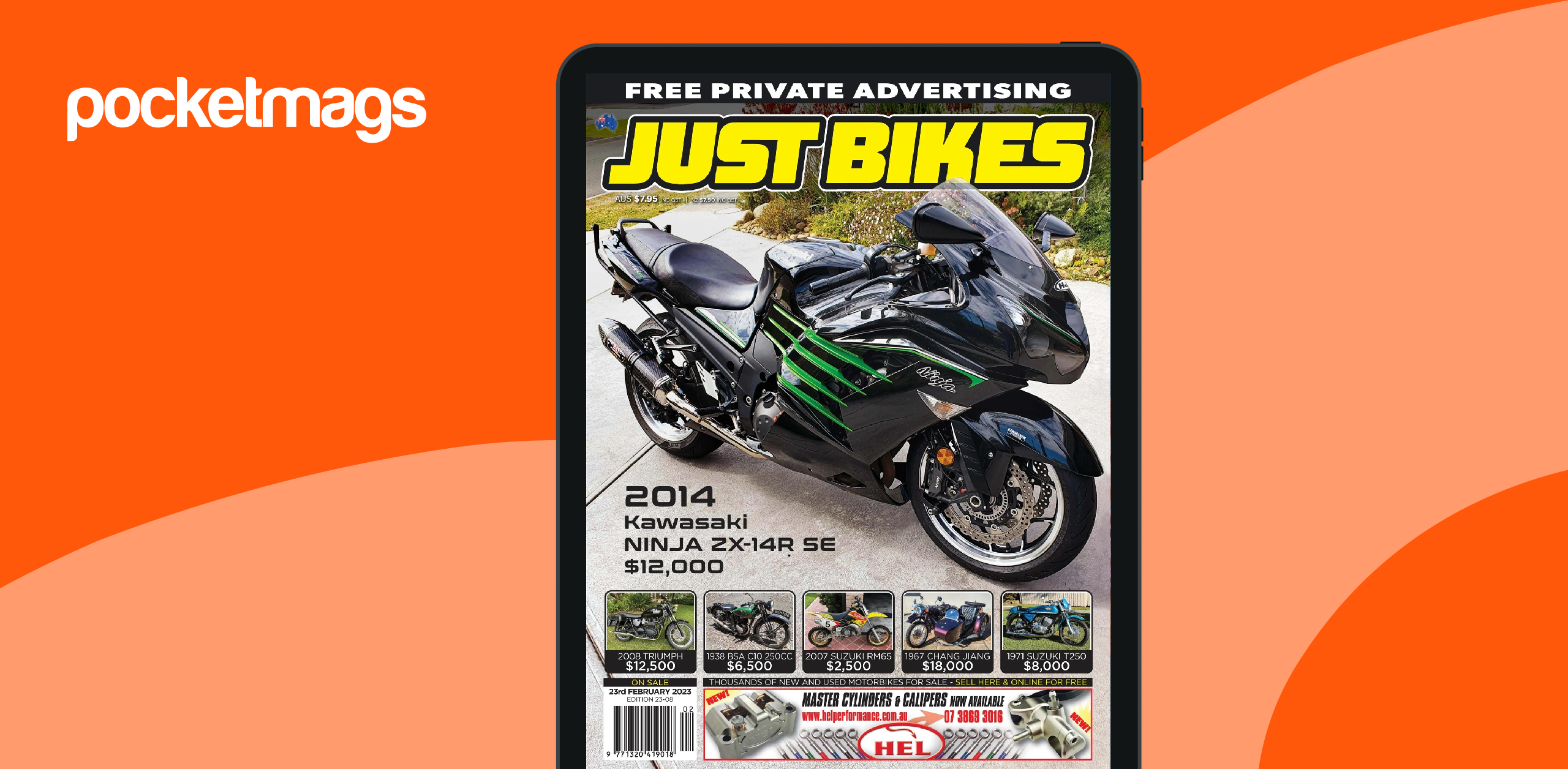JUST BIKES Magazine - 23-08 Back Issue
