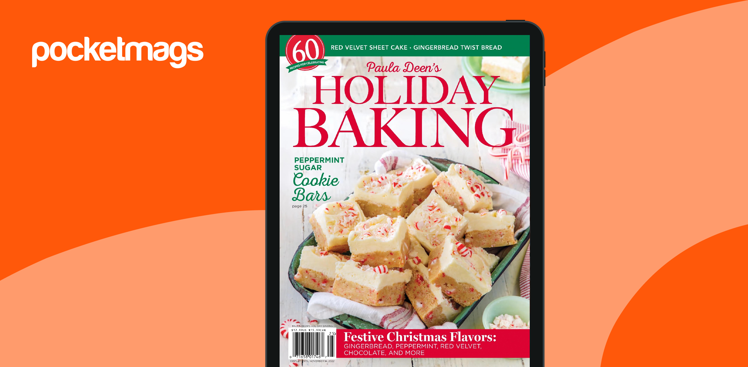 Cooking with Paula Deen Magazine Holiday Baking 2022 Special Issue