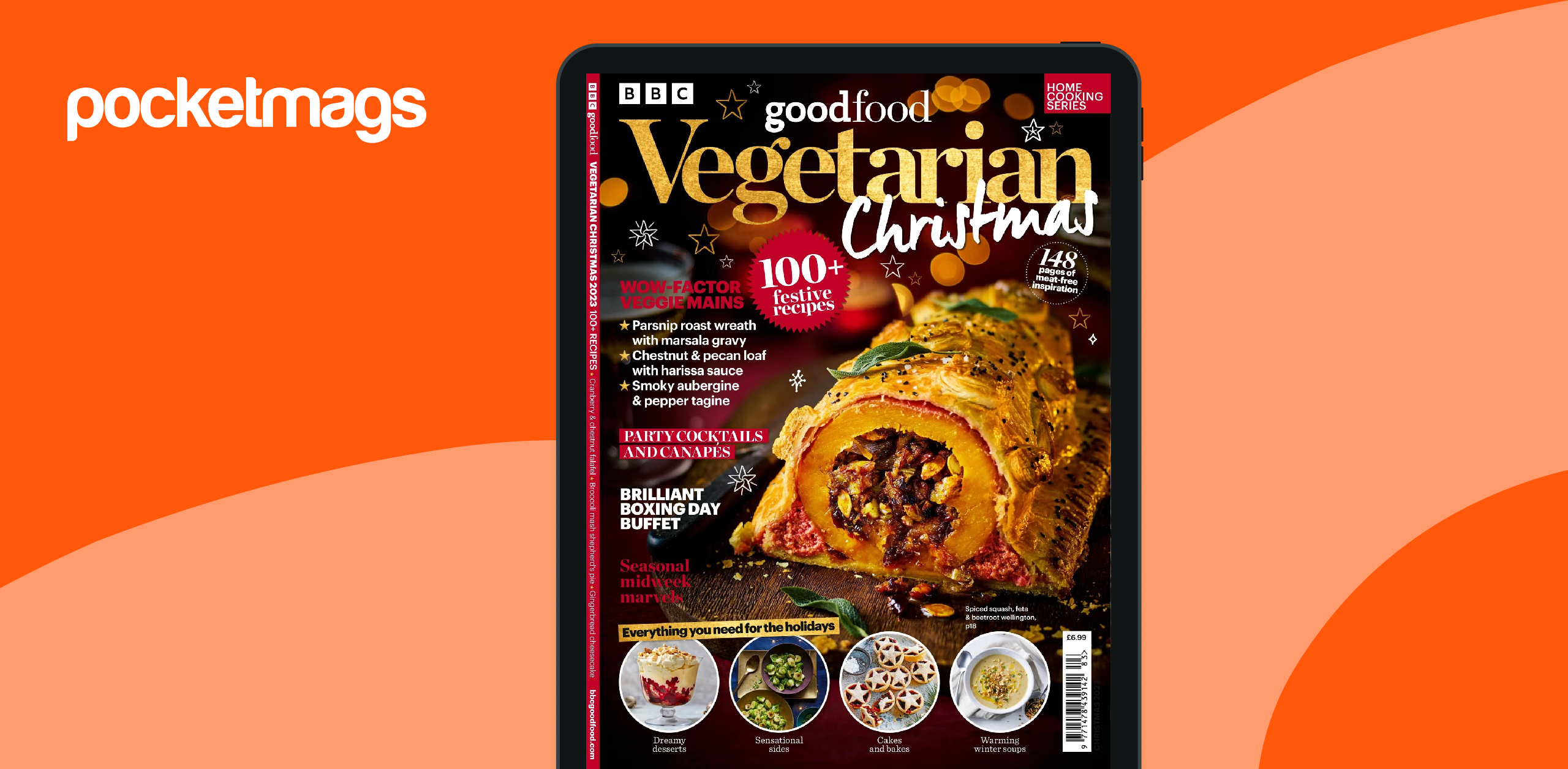 Good Food Home Cooking Series Magazine Veggie Christmas