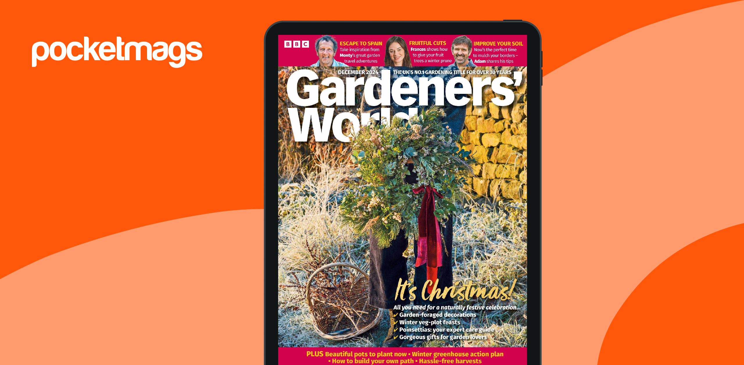 BBC Gardeners' World Magazine - December 2024 Back Issue