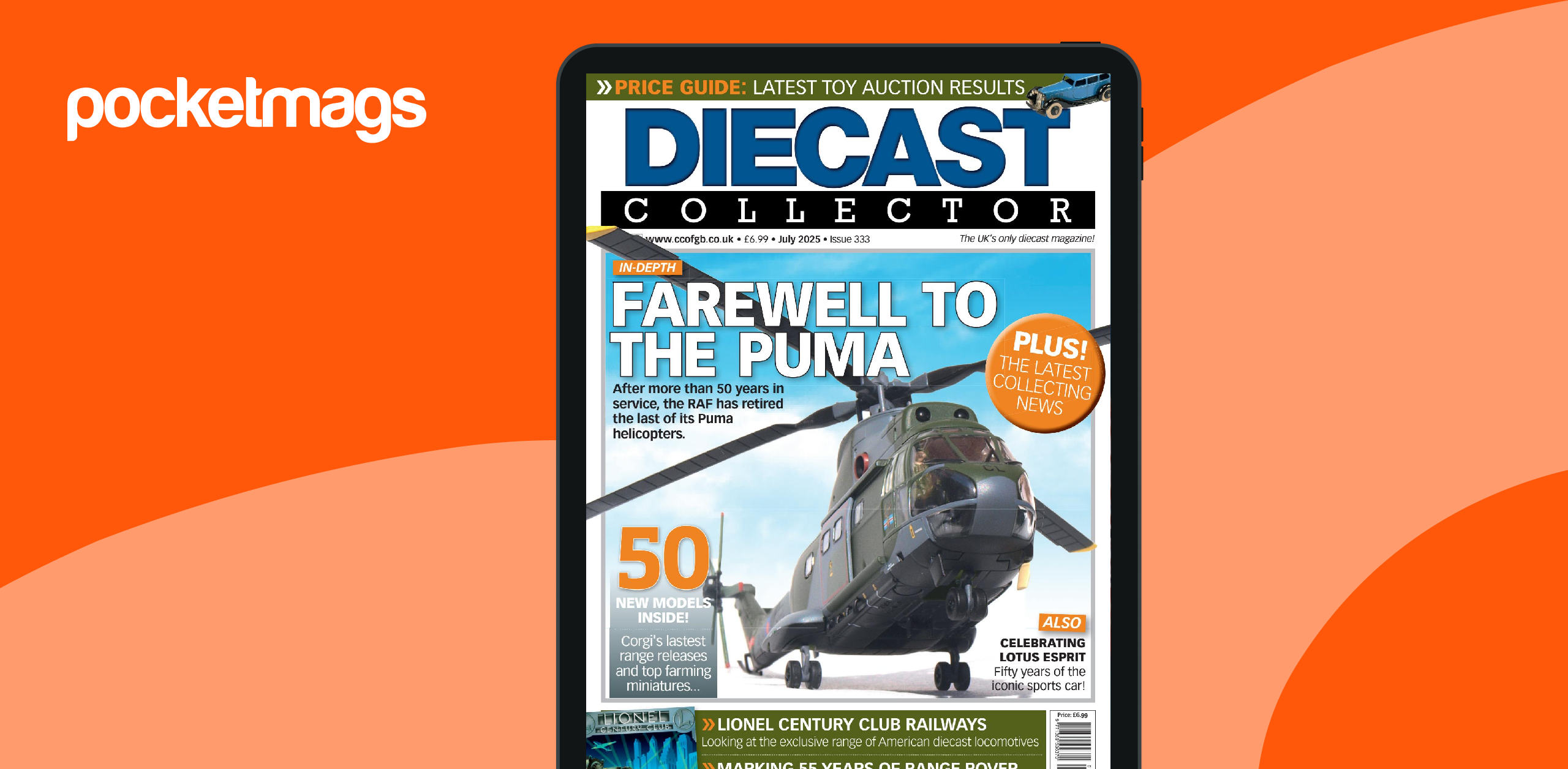 Diecast Collector Magazine July 2025 Back Issue