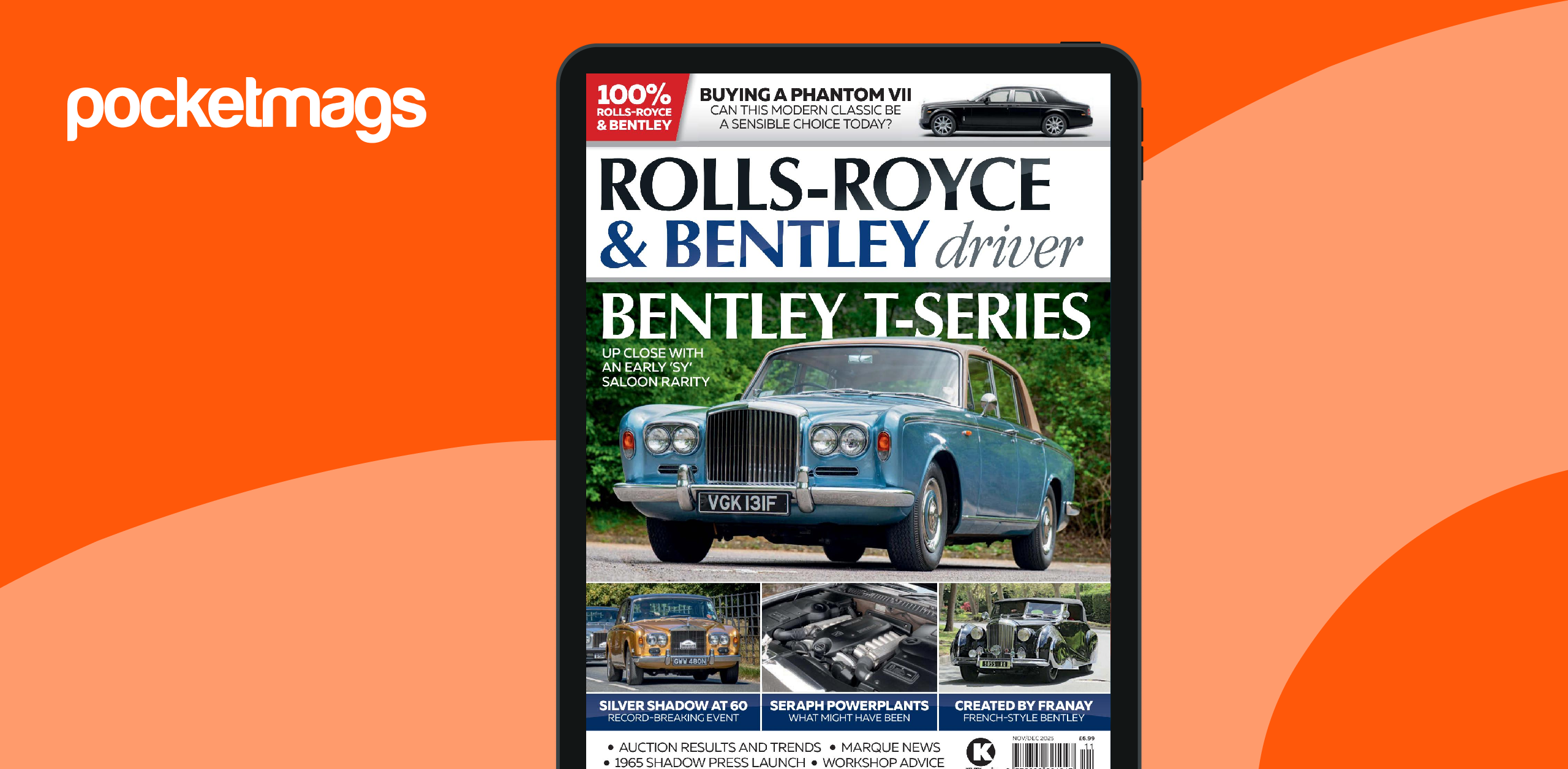 Rolls-Royce & Bentley Driver Magazine Subscriptions and Nov-Dec
