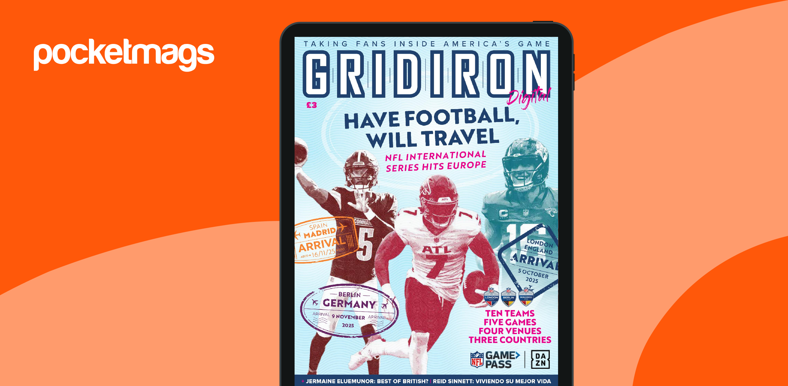 Gridiron Magazine Suscripciones y DIGITAL EXTRA edición