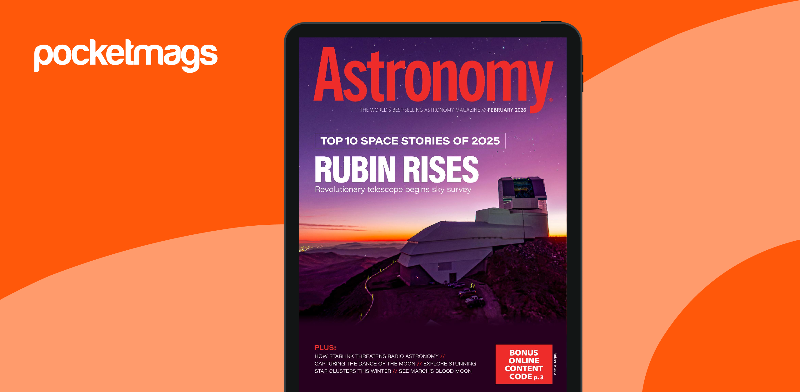 Astronomy Magazine Subscriptions and Feb-26 Issue
