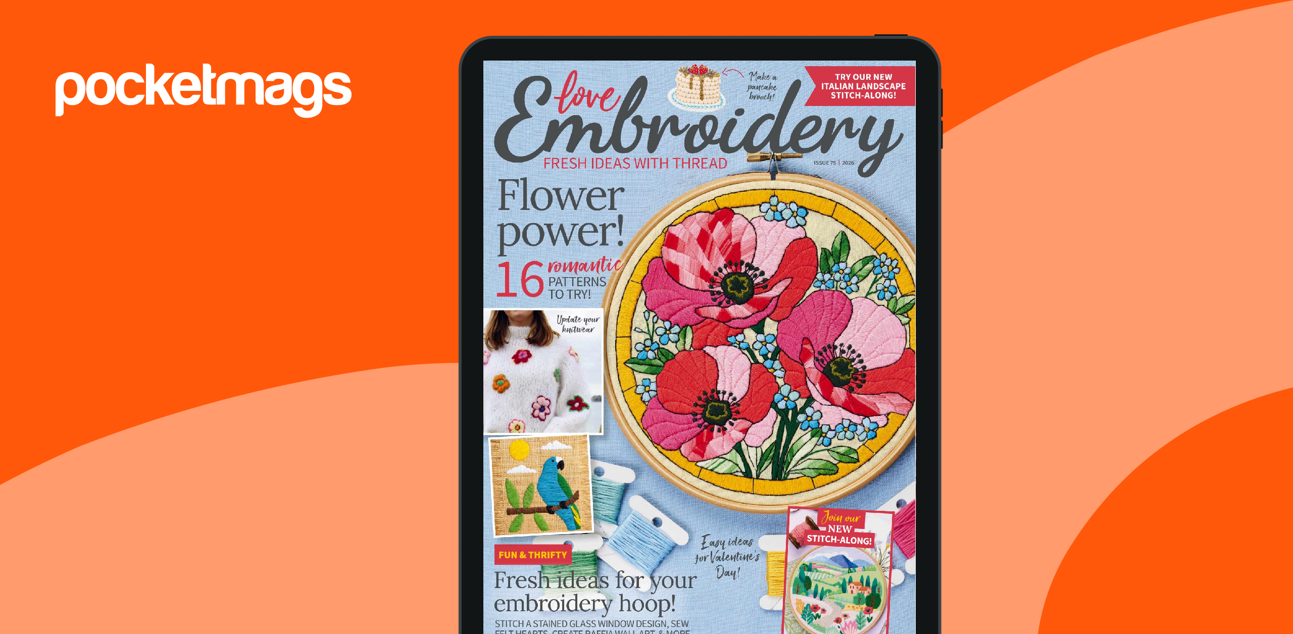 Love Embroidery Magazine Subscriptions and Issue 75 Issue