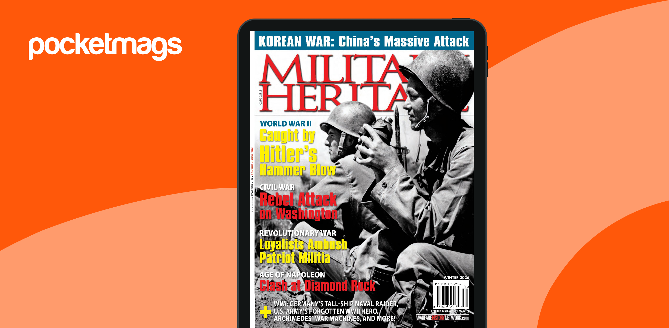 Military Heritage Magazine Subscriptions and Winter 2026 Issue