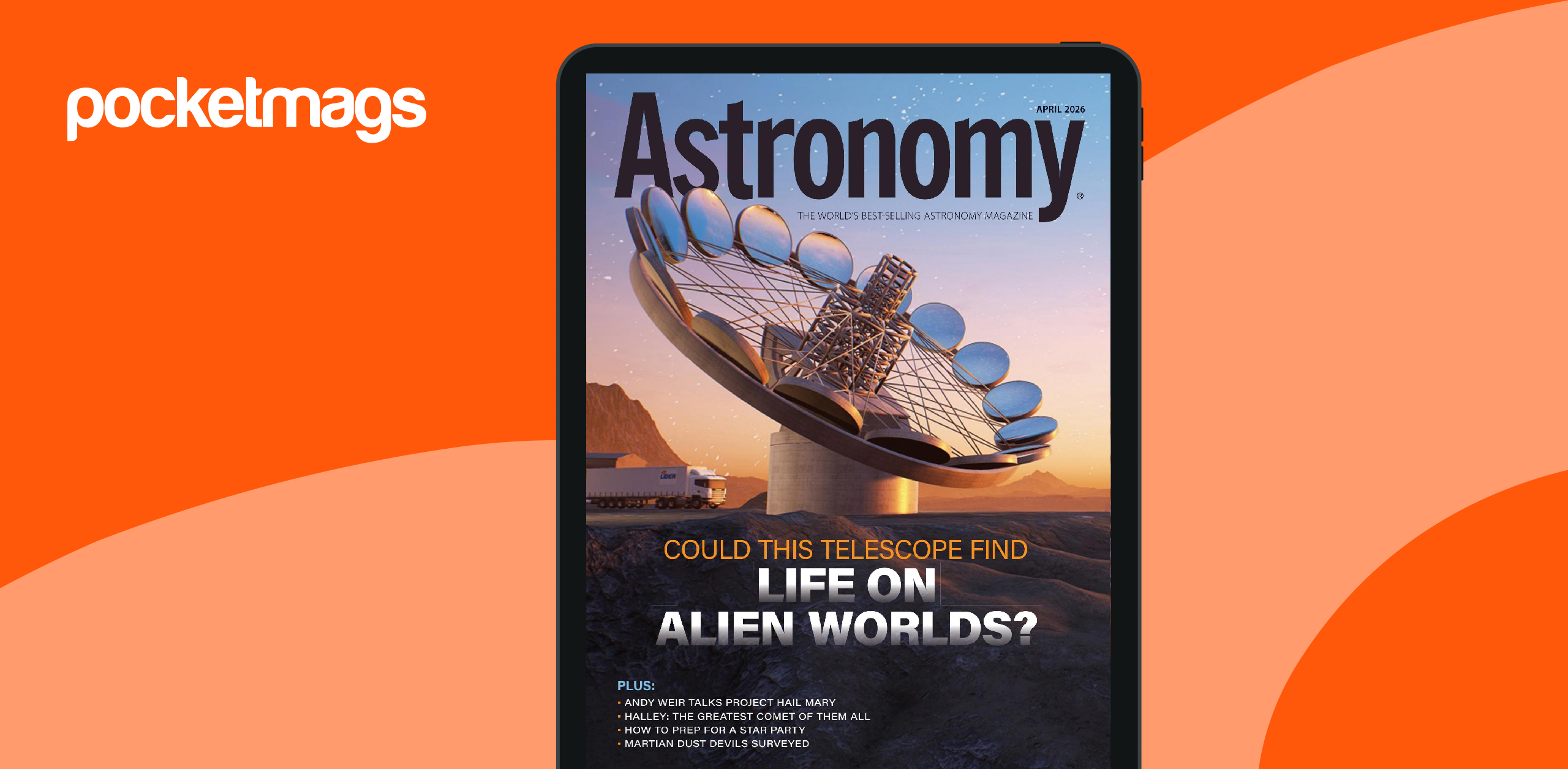 Astronomy Magazine Subscriptions and Apr-26 Issue