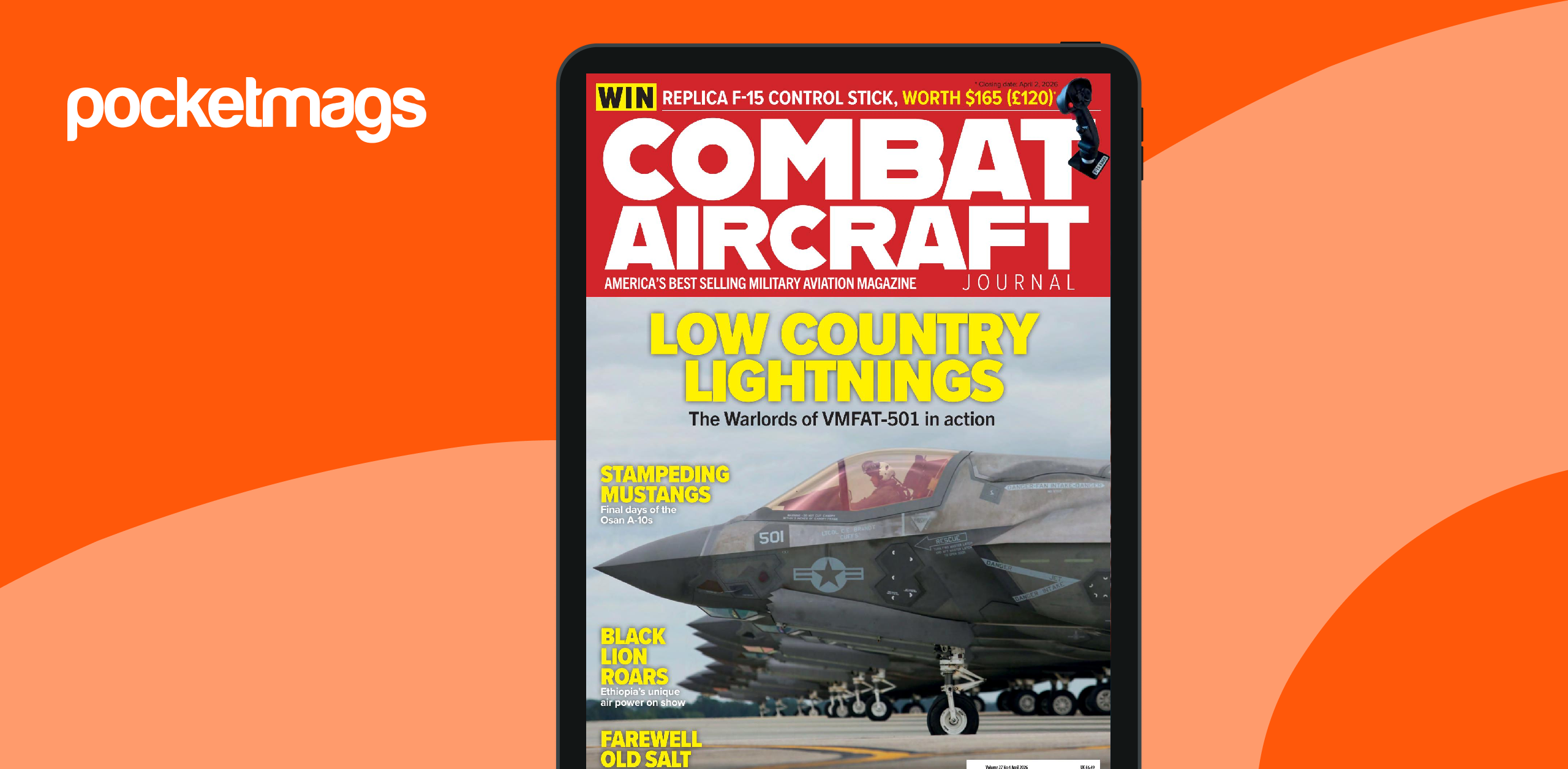 Combat Aircraft Journal Magazine Subscriptions and April 2026 Issue